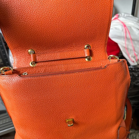 Designer Handbag MCM Two-way Handbag Crossbody Tangerine, Leather Bag - Picture 16 of 16